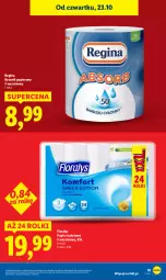 Gazetka promocyjna Lidl - GAZETKA - Gazetka - ważna od 25.10 do 25.10.2025 - strona 19 - produkty: Gin, Papier, Papier toaletowy, Ręcznik, Rolki, Flora