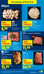 Gazetka promocyjna Lidl - GAZETKA - Gazetka - ważna od 25.10 do 25.10.2025 - strona 33 - produkty: Piec, Kurczak, Mięso mielone, Kaczka, Hamburger, Lack, Burger, Udziec wołowy, Flaki, Mięso, Jabłka