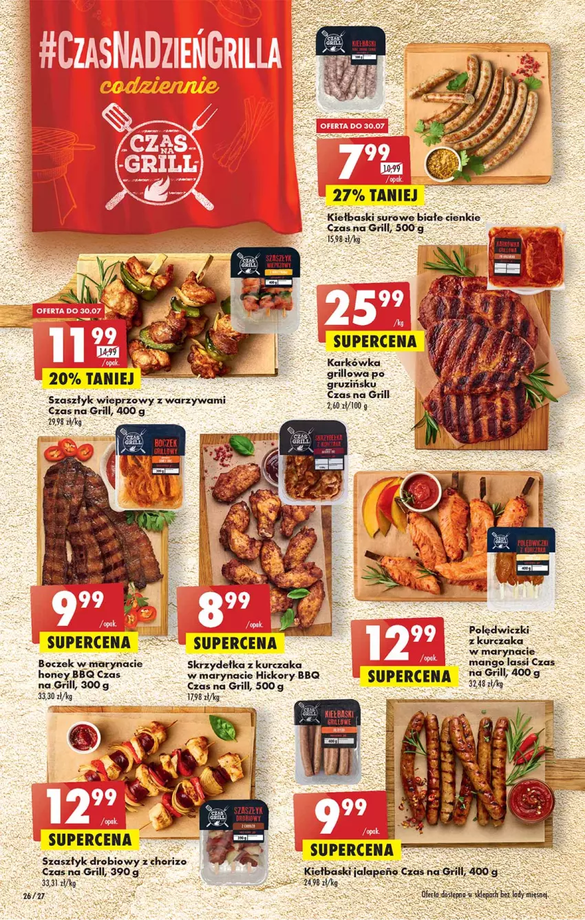 Gazetka promocyjna Biedronka - W tym tygodniu - ważna 28.07 do 03.08.2022 - strona 26 - produkty: Boczek, Fa, Grill, Kurczak, Mango, Skrzydełka z kurczaka, Warzywa