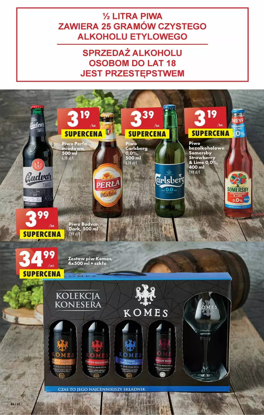 Gazetka promocyjna Biedronka - W tym tygodniu - ważna 28.07 do 03.08.2022 - strona 44 - produkty: Carlsberg, Fa, Gra, Piwa, Piwo, Por, Somersby