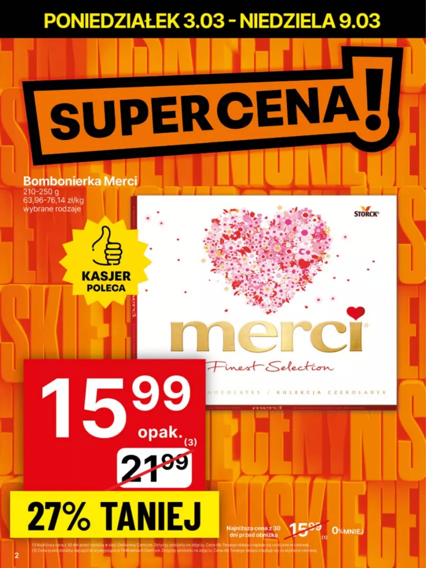 Gazetka promocyjna Delikatesy Centrum - NOWA GAZETKA Delikatesy Centrum od 3 marca! 3-9.03.2025 - ważna 03.03 do 09.03.2025 - strona 2 - produkty: Gatta, Merci