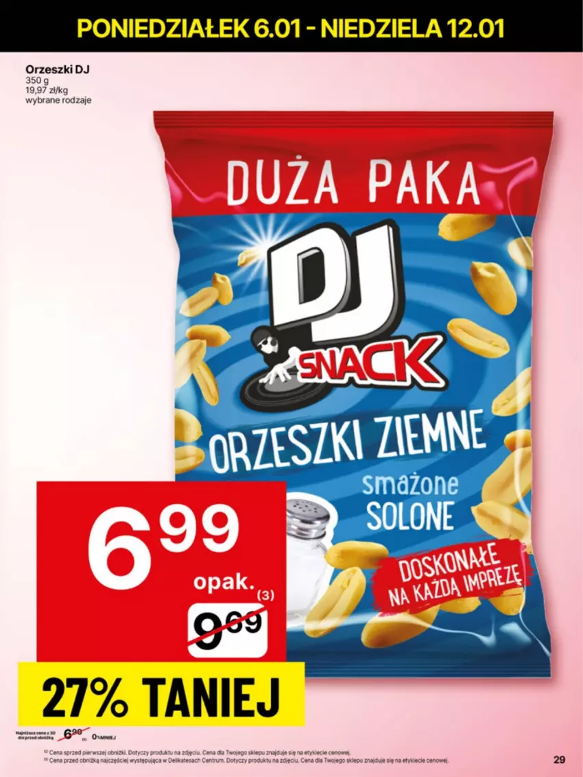 Gazetka promocyjna Delikatesy Centrum - NOWA GAZETKA Delikatesy Centrum od 6 stycznia! 6-12.01.2025 - ważna 06.01 do 12.01.2025 - strona 29 - produkty: Orzeszki, Orzeszki ziemne, Rum