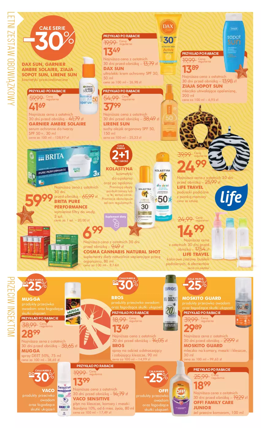 Gazetka promocyjna Super Pharm - Gazetka - ważna 27.06 do 18.07.2025 - strona 4 - produkty: Brit, Brita, DAX, Fa, Garnier, Lirene, Mleczko, Olej, Pur, Rum, Ser, Serum, Ziaja