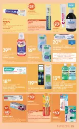Gazetka promocyjna Super Pharm - Gazetka - Gazetka - ważna od 18.07 do 18.07.2025 - strona 15 - produkty: Gin, Płyn do płukania jamy ustnej, Listerine, Philips, Szczoteczka do zębów, Pasta do zębów, Elgydium, Curaprox, Końcówki do szczoteczk, Leon, Optima, Płyn do płukania, Elmex, Colgate, Sensodyne, Szczoteczka, LG