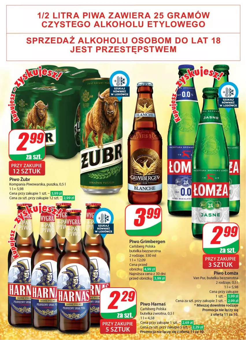 Gazetka promocyjna Dino - Gazetka 4 - ważna 23.01 do 30.01.2024 - strona 40 - produkty: Carlsberg, Harnaś, Piwo, Pur