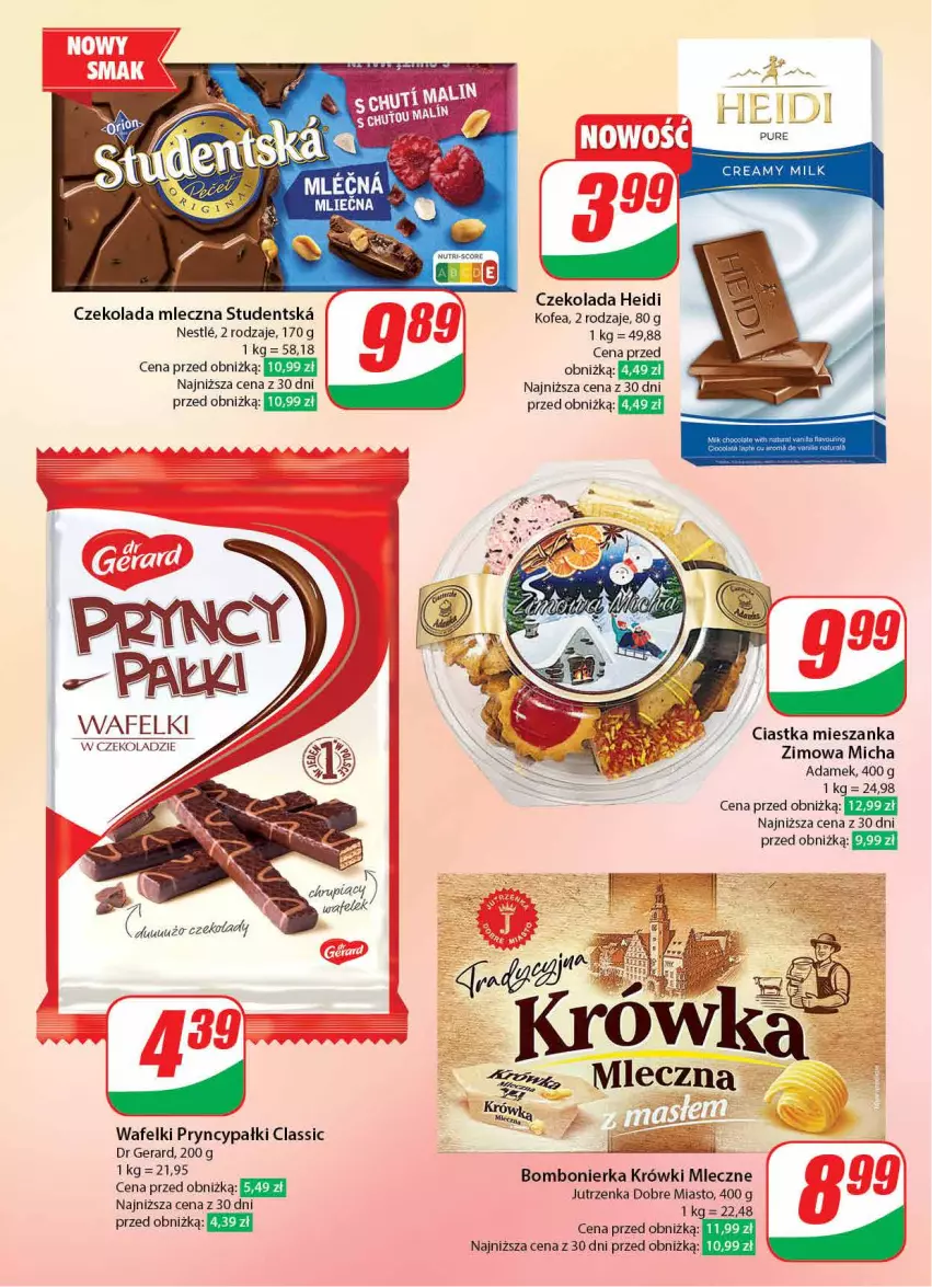 Gazetka promocyjna Dino - Gazetka 4 - ważna 23.01 do 30.01.2024 - strona 6 - produkty: Ciastka, Czekolada, Czekolada mleczna, Dr Gerard, Jutrzenka, Krówki mleczne, Pur