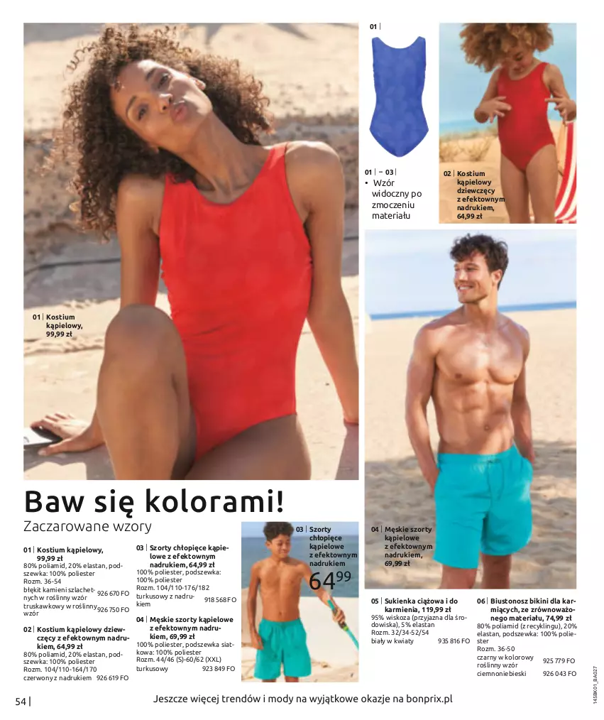 Gazetka promocyjna Bonprix - Twoje lato – twój look! - ważna 30.05 do 30.11.2022 - strona 56 - produkty: Bikini, Biustonosz, Karmi, Kostium, Sukienka, Szorty