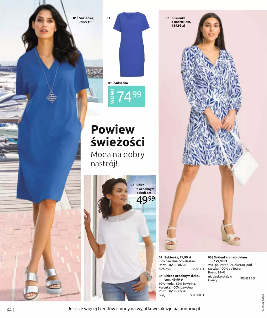 Gazetka promocyjna Bonprix - Twoje lato – twój look! - ważna 30.05 do 30.11.2022 - strona 66 - produkty: Moda, Sukienka, Wełna