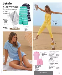 Gazetka promocyjna Bonprix - Twoje lato – twój look! - Gazetka - ważna od 30.11 do 30.11.2022 - strona 51 - produkty: Klapki, Szorty, Wełna, Kombinezon, Bluza, Chusta