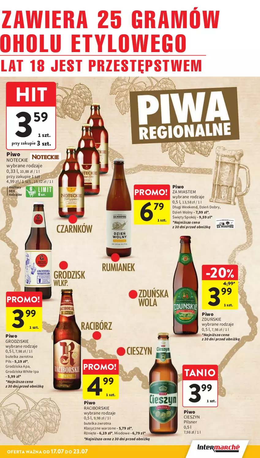 Gazetka promocyjna Intermarche - Gazetka Intermarche - ważna 17.07 do 23.07.2025 - strona 34 - produkty: Gra, Piwo