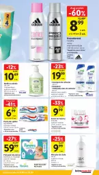 Gazetka promocyjna Intermarche - Gazetka Intermarche - Gazetka - ważna od 23.07 do 23.07.2025 - strona 36 - produkty: Krem do twarzy, Mydło w płynie, Pampers, Eveline, Aquafresh, Dezodorant, Mleczko do ciała, Pasta do zębów, Adidas, Mleczko, Szampon, Ziaja, Dzieci, Odżywka, Mydło, Dozownik