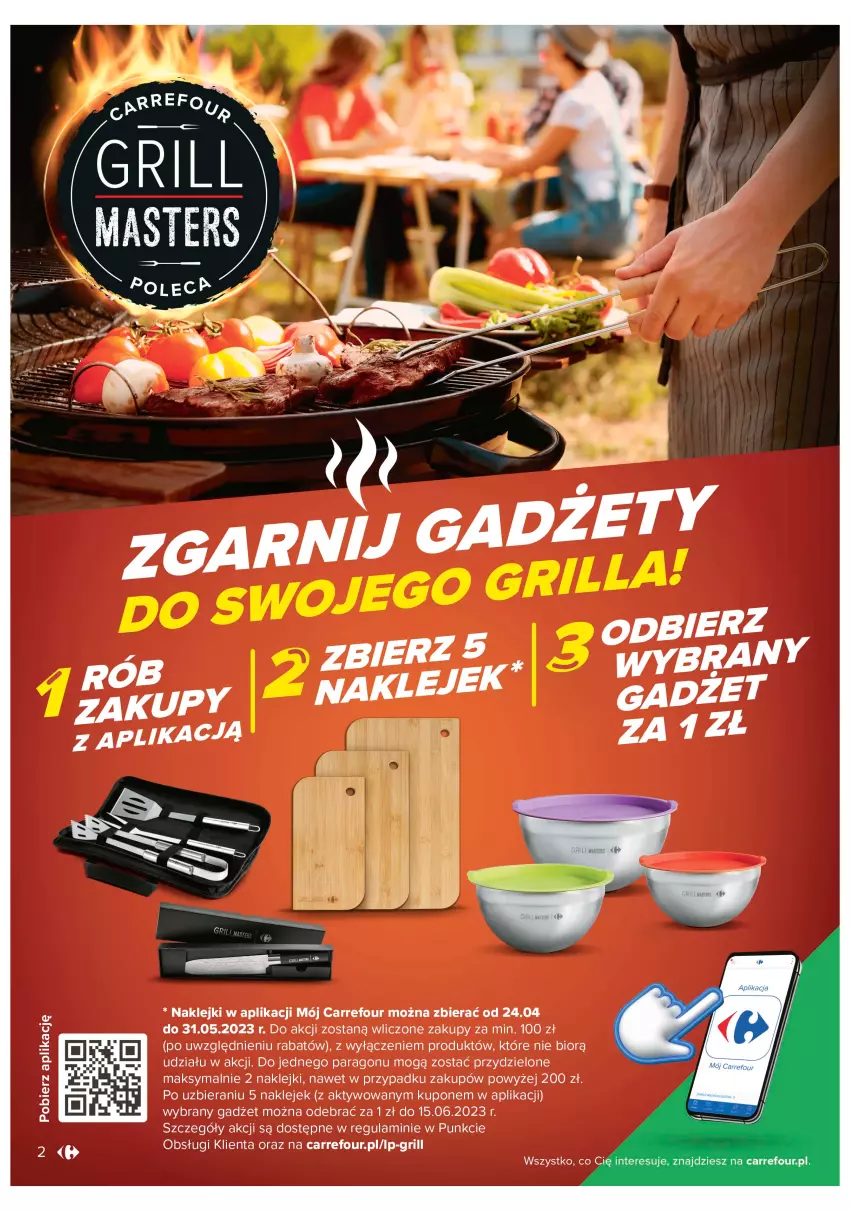 Gazetka promocyjna Carrefour - Gazetka Market - ważna 24.04 do 06.05.2023 - strona 2 - produkty: Grill, Klej