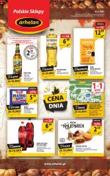 Gazetka promocyjna Arhelan - Gazetka - Gazetka - ważna od 02.11 do 02.11.2025 - strona 1 - produkty: Piwo, Papier, Cukier, Toffino, Beskidzki, Kawa, Mlekovita, Tatra, Papier toaletowy, Cukierki, Herbata, Napój, Olej, Mleko, Fa