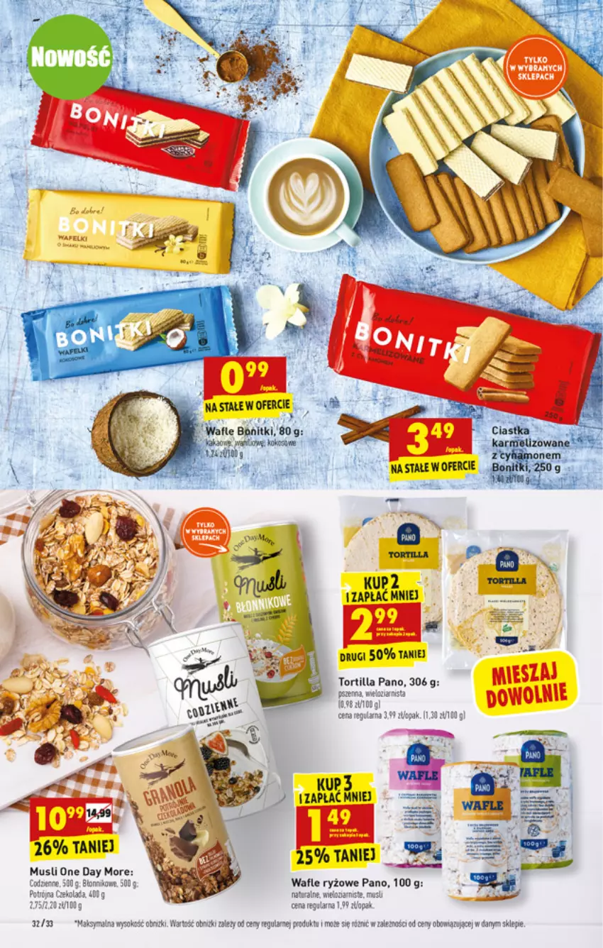 Gazetka promocyjna Biedronka - W tym tygodniu - ważna 19.07 do 24.07.2021 - strona 32 - produkty: Czekolada, Mus, Ryż, Tortilla, Wafle