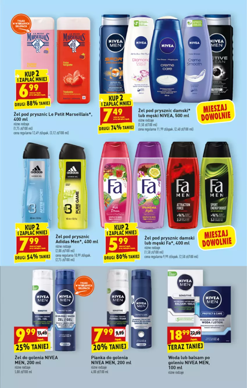 Gazetka promocyjna Biedronka - W tym tygodniu - ważna 19.07 do 24.07.2021 - strona 49 - produkty: Fa, Gra, Mars, Nivea, Nivea Men, Pianka do golenia, Tera, Top, Woda