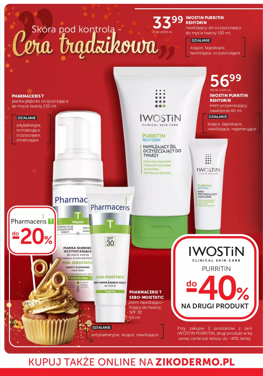 Gazetka promocyjna Ziko - Gazetka Ziko Dermo - ważna 04.09 do 16.09.2025 - strona 2 - produkty: Acer, Iwostin, Pharmaceris, Pur, Ser