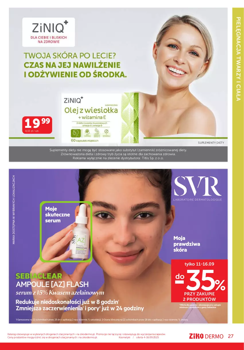 Gazetka promocyjna Ziko - Gazetka Ziko Dermo - ważna 04.09 do 16.09.2025 - strona 27