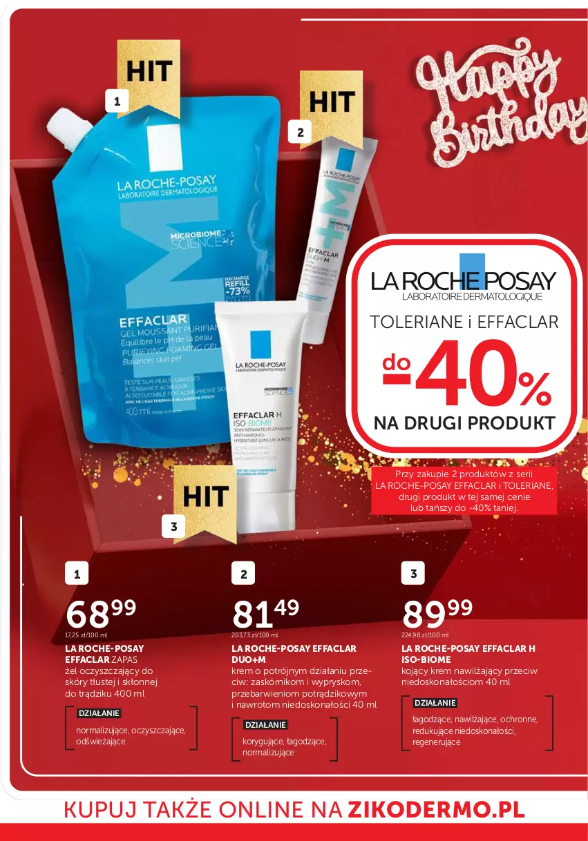 Gazetka promocyjna Ziko - Gazetka Ziko Dermo - ważna 04.09 do 16.09.2025 - strona 4 - produkty: Fa, Krem nawilżający, La Roche-Posay, Ser