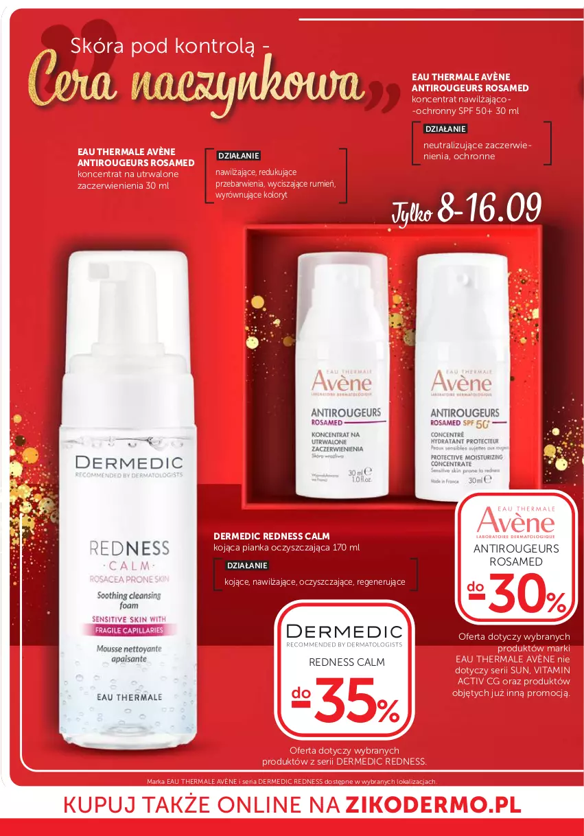Gazetka promocyjna Ziko - Gazetka Ziko Dermo - ważna 04.09 do 16.09.2025 - strona 8 - produkty: Avène, Dermedic, Rum, Ser