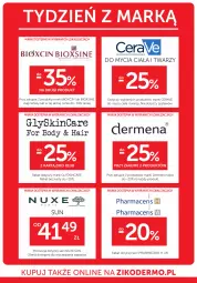 Gazetka promocyjna Ziko - Gazetka Ziko Dermo - Gazetka - ważna od 16.09 do 16.09.2025 - strona 38 - produkty: CeraVe, Ser, Acer, Bioderma, Biovax, Body, Pharmaceris, Oillan, Dermena, Nuxe