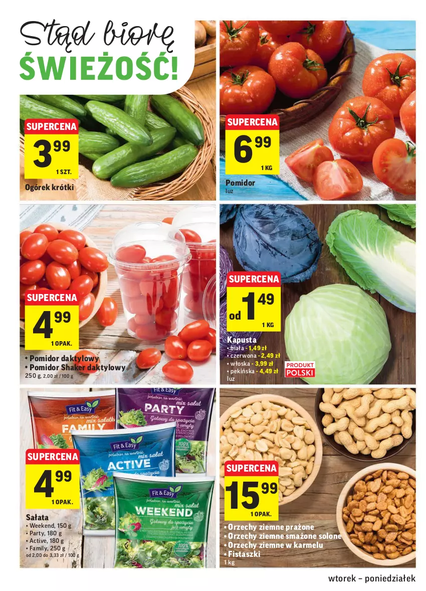 Gazetka promocyjna Intermarche - ważna 18.01 do 24.01.2022 - strona 10 - produkty: Fa, Ogórek, Sałat