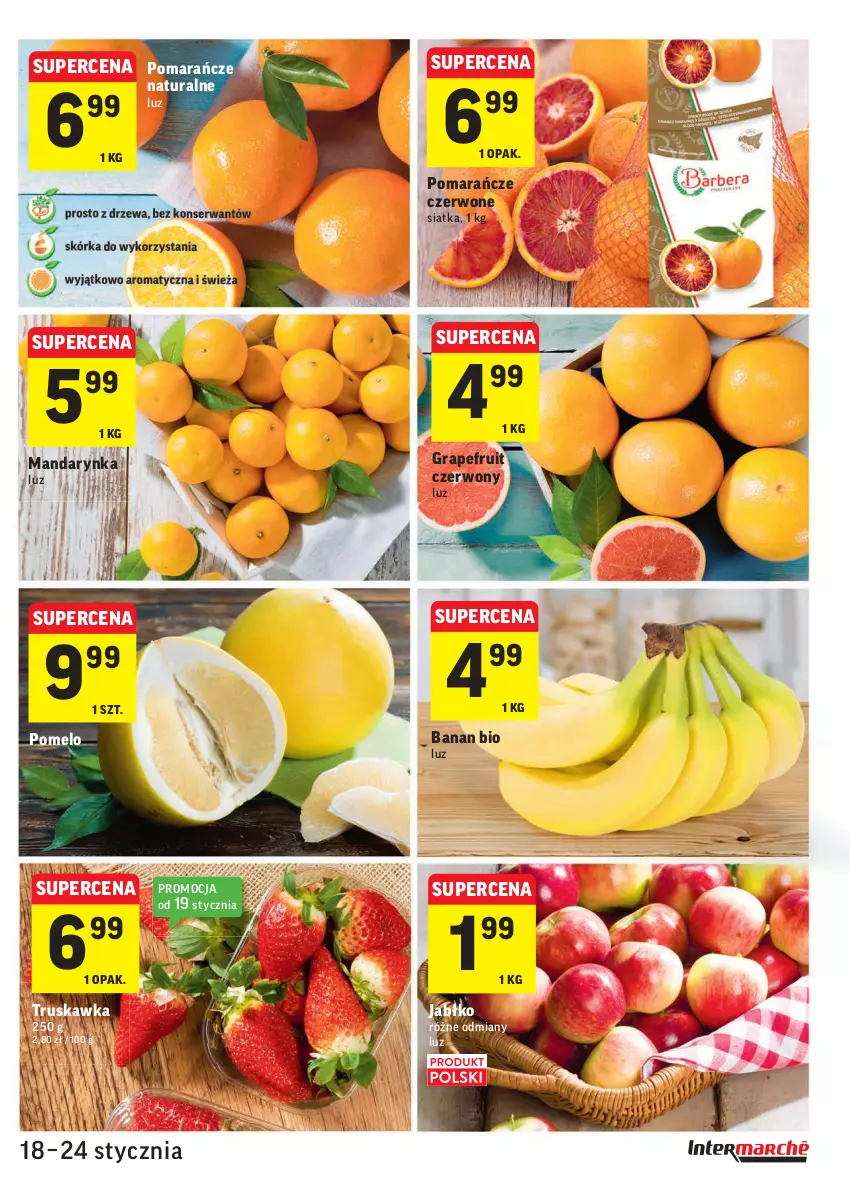 Gazetka promocyjna Intermarche - ważna 18.01 do 24.01.2022 - strona 11 - produkty: Gra, Pomarańcze, Pomelo, Siatka