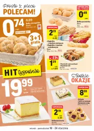 Gazetka promocyjna Intermarche - Gazetka - ważna od 24.01 do 24.01.2022 - strona 26 - produkty: Piec, Pasztecik z pieczarkami, Ser, Bagietka, Pieczarka, Kapuśniaczek, Bułka, Fa