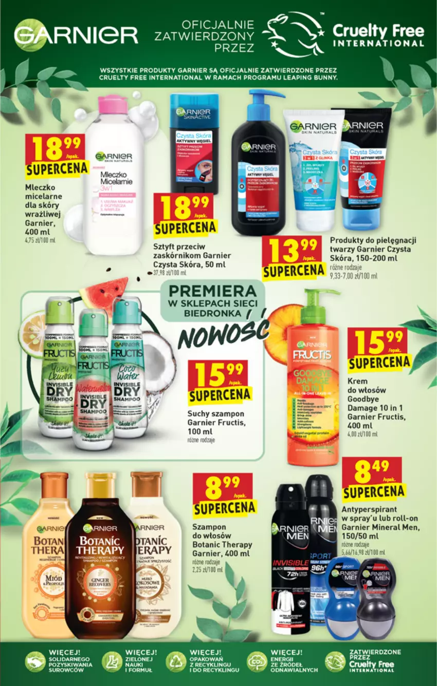 Gazetka promocyjna Biedronka - W tym tygodniu - ważna 29.04 do 05.05.2021 - strona 47 - produkty: Antyperspirant, Dron, Fa, Fructis, Garnier, Gra, Mleczko, Rama, Suchy szampon, Szampon