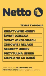 Gazetka promocyjna Netto - Akcesoria i dodatki - Gazetka - ważna od 09.10 do 09.10.2024 - strona 1 - produkty: Kret, Zdrowie, Hobby