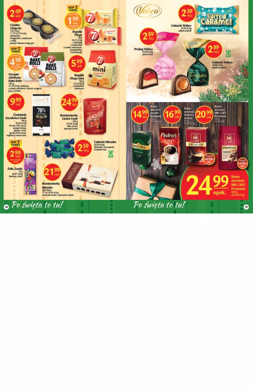 Gazetka promocyjna Delikatesy Centrum - Gazetka świąteczna DC49-50 - ważna 15.12 do 31.12.2022 - strona 10 - produkty: Ciastka, Isana, Jacobs, Panna cotta, Praliny