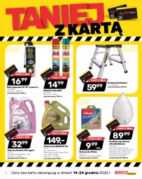 Gazetka promocyjna Bricomarche - Gazetka - Gazetka - ważna od 24.12 do 24.12.2022 - strona 2 - produkty: Top, Drabina, Diesel, Castrol, Vileda, Koło zapasowe, Nawilżacz powietrza, Olej, Płyn do chłodnic