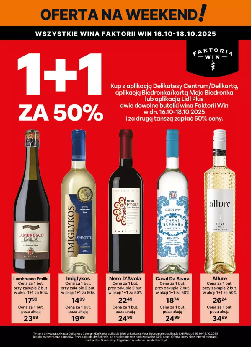 Gazetka promocyjna Delikatesy Centrum - Delibarek DC42-DC43 - ważna 16.10 do 29.10.2025 - strona 2 - produkty: Dron, Fa, Pinot Grigio, Rum