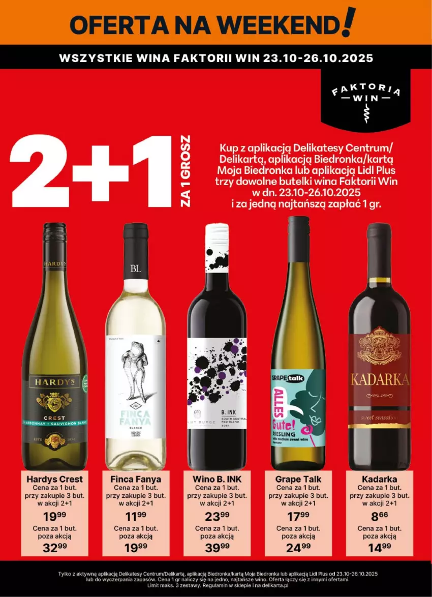 Gazetka promocyjna Delikatesy Centrum - Delibarek DC42-DC43 - ważna 16.10 do 29.10.2025 - strona 3 - produkty: Dron, Fa, Gra, Rum, Wino