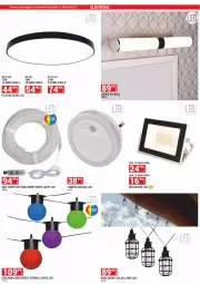 Gazetka promocyjna Merkury Market - Gazetka - ważna od 31.01 do 31.01.2024 - strona 23 - produkty: Plafon, Reflektor LED, Girlanda, Reflektor, Lampa