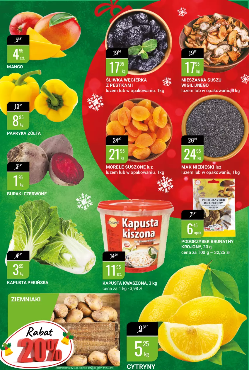 Gazetka promocyjna Bi1 - Wyjątkowe chwile - ważna 08.12 do 14.12.2021 - strona 3 - produkty: Buraki, Cytryny, Mango, Papryka, Papryka żółta, Ziemniaki