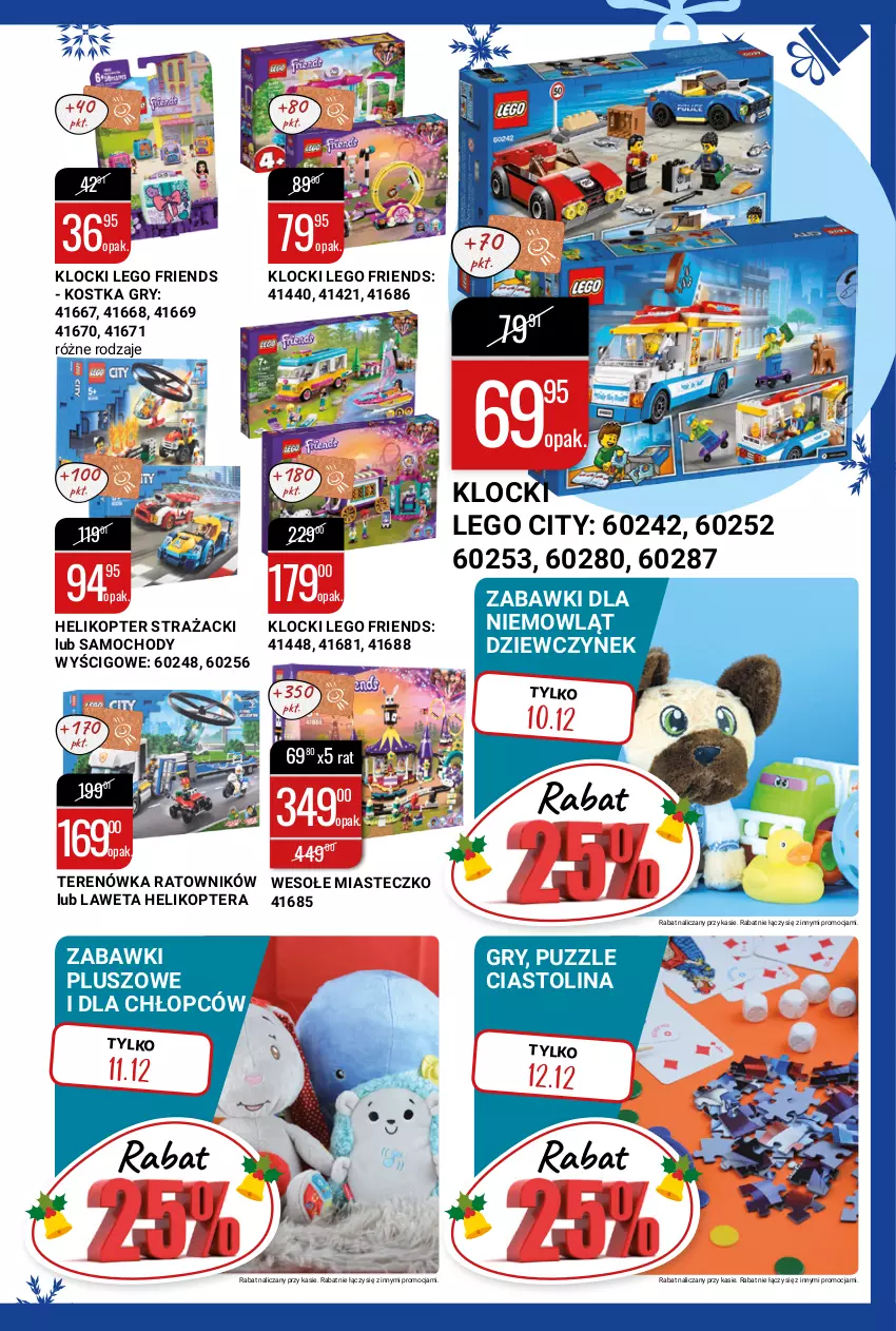 Gazetka promocyjna Bi1 - Wyjątkowe chwile - ważna 08.12 do 14.12.2021 - strona 7 - produkty: Gry, Helikopter, Klocki, LEGO, LEGO City, LEGO Friends, Puzzle, Tera