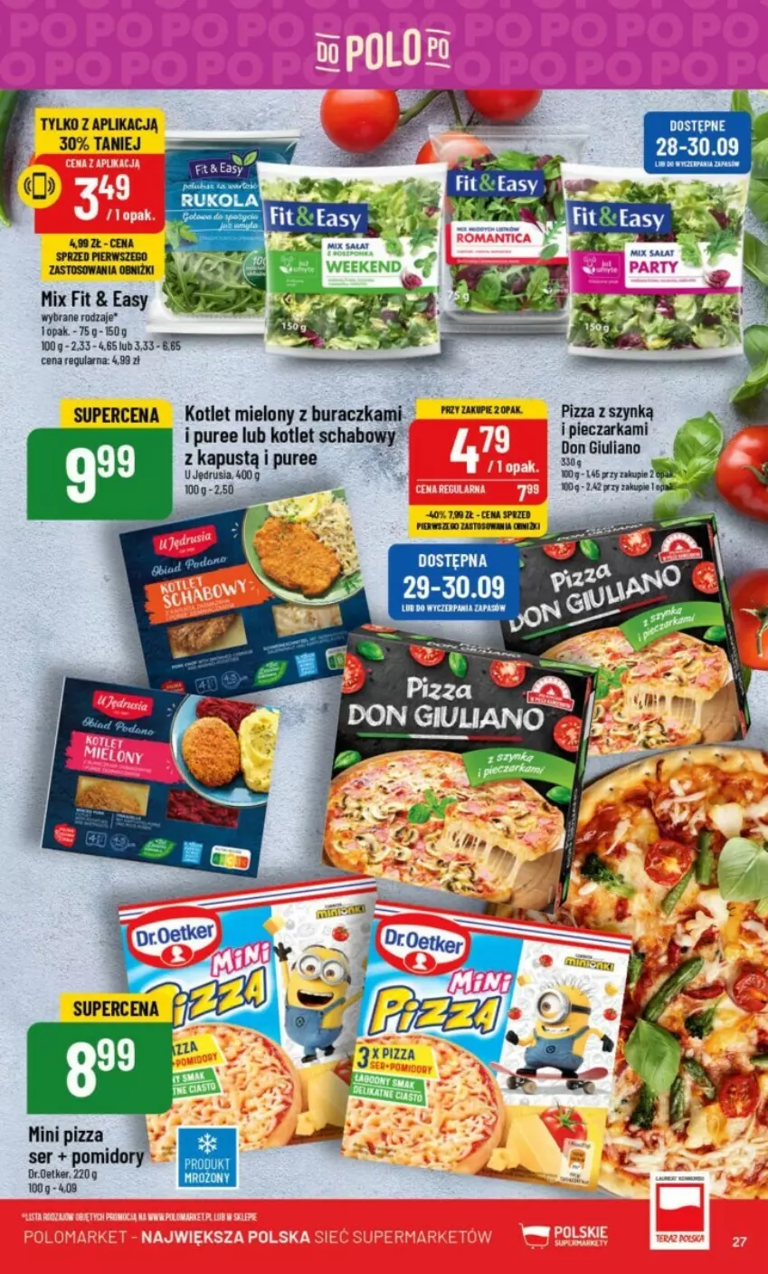 Gazetka promocyjna PoloMarket - ważna 27.09 do 03.10.2023 - strona 20 - produkty: Kapustą, Kotlet, Piec, Pieczarka, Pizza, Pur, Waga