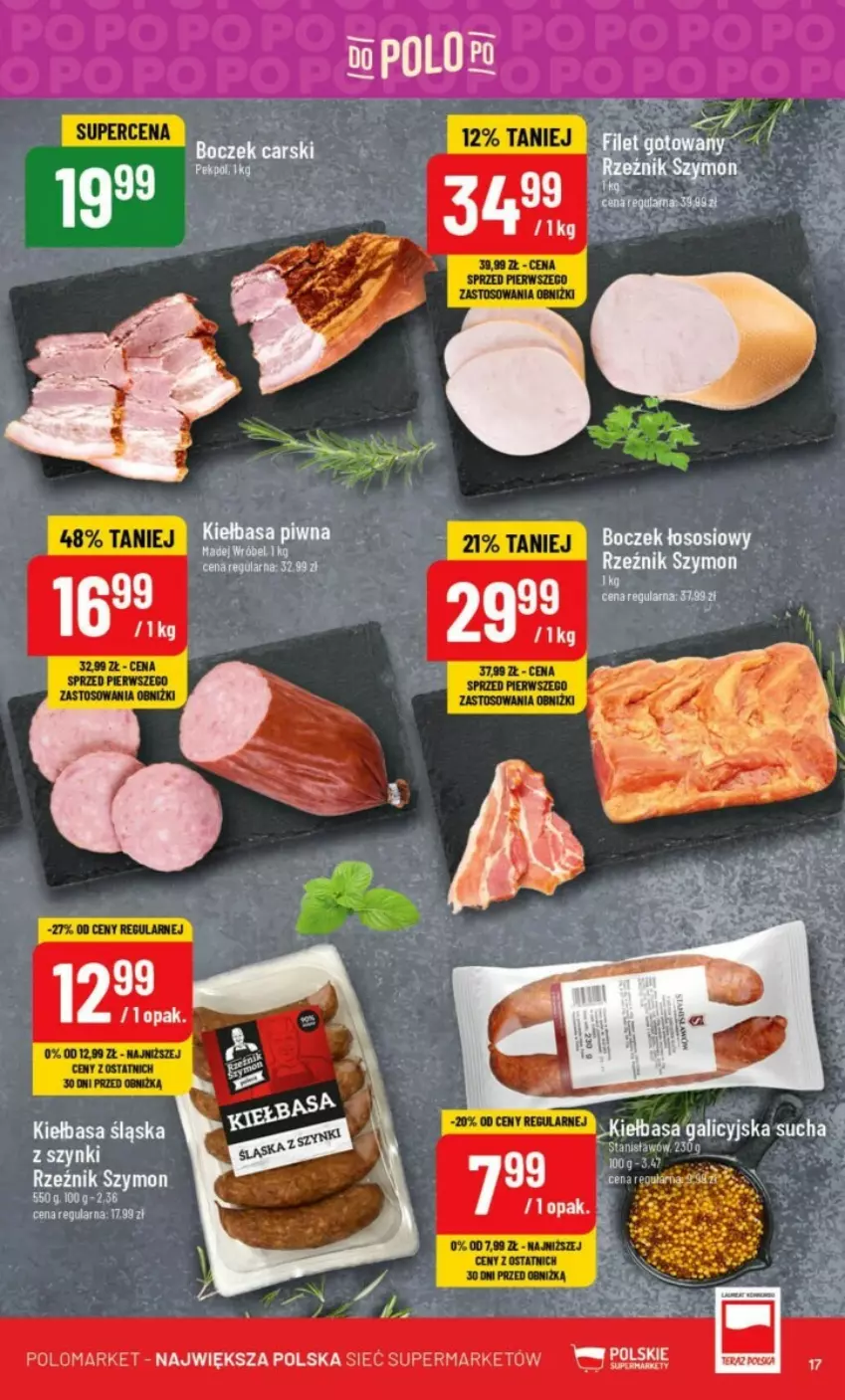 Gazetka promocyjna PoloMarket - ważna 27.09 do 03.10.2023 - strona 9 - produkty: Boczek, Kiełbasa, Kiełbasa śląska, Sos