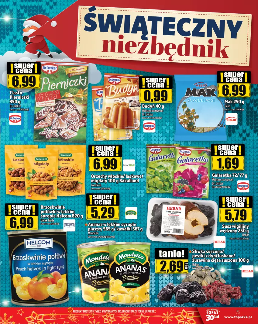 Gazetka promocyjna Topaz - Gazetka - ważna 14.12 do 20.12.2023 - strona 5 - produkty: Helio, Kiwi