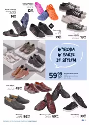 Gazetka promocyjna Carrefour - Gazetka Wyznaczaj wiosenne trendy - Gazetka - ważna od 17.04 do 17.04.2021 - strona 19 - produkty: Klapki, Por, Mokasyny, Buty, Sport, Trampki