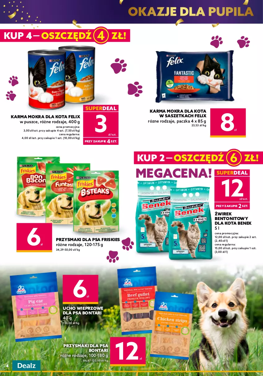 Gazetka promocyjna Dealz - NOWA GAZETKAHappy New Deal! - ważna 28.12.2022 do 09.01.2023 - strona 4 - produkty: Eleo, Felix, Friskies, Klej, Lakier, Lakier do włosów, Odżywka, Przysmaki, Suchy szampon, Syoss, Szampon, Sztuczne rzęsy