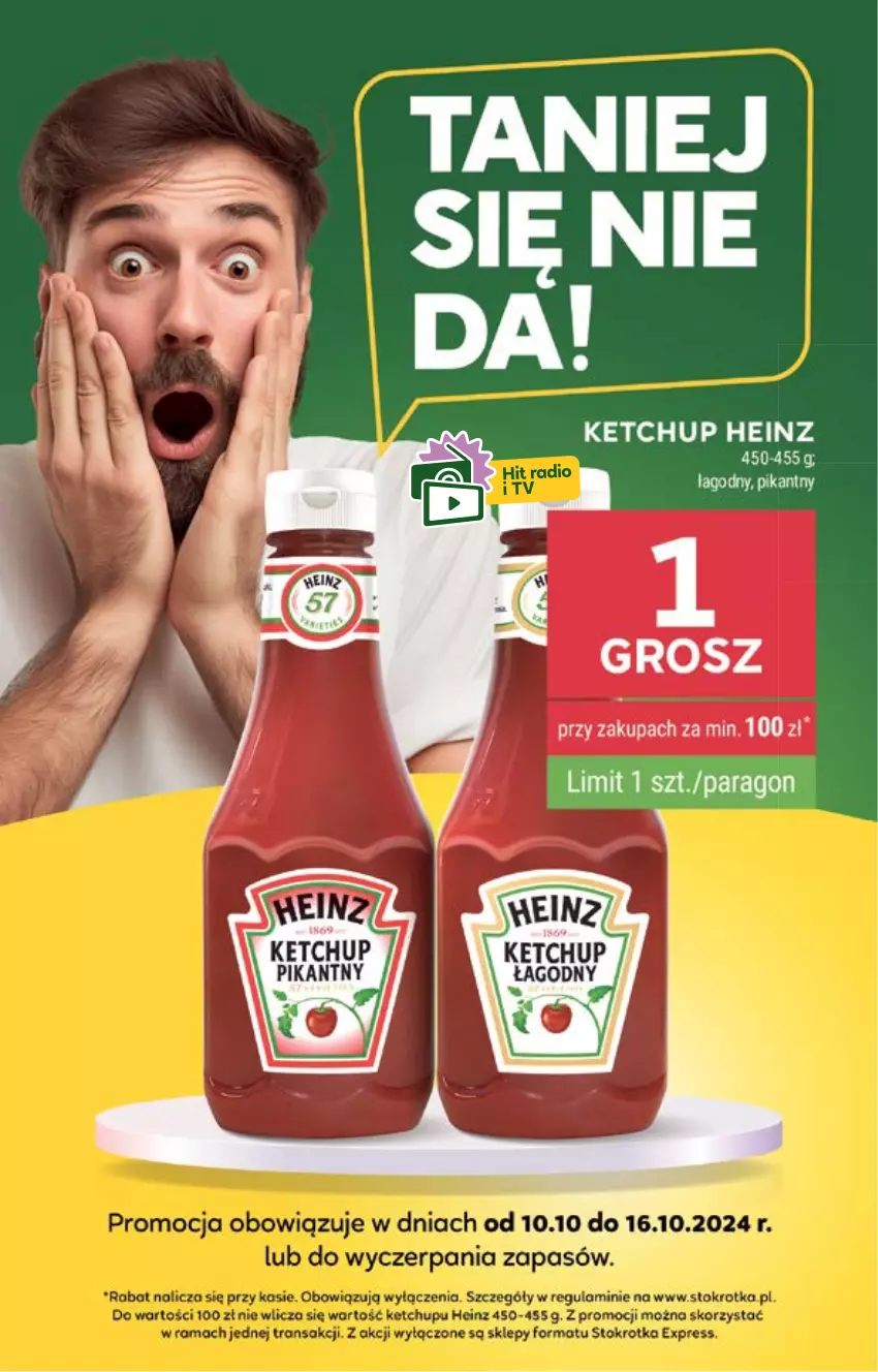 Gazetka promocyjna Stokrotka - Market - ważna 10.10 do 16.10.2024 - strona 2 - produkty: Heinz, Ketchup