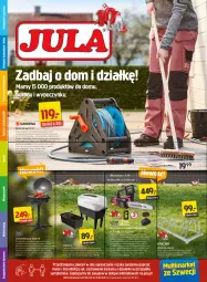 Gazetka promocyjna Jula - Gazetka - Gazetka - ważna od 25.04 do 25.04.2021 - strona 1 - produkty: Akumulatorowa pilarka łańcuchowa, Top, Gra, Stojak, Termos, Szczotka, Warka, Rower, Waga, Grill, Olej, Pokrywa, Szczotka do szorowania, Akumulator