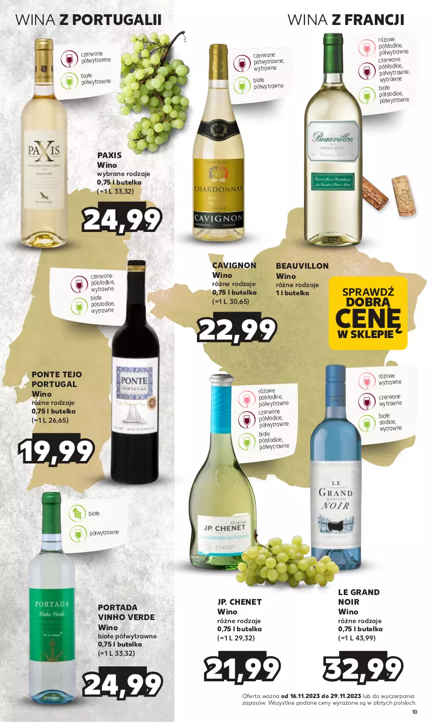 Gazetka promocyjna Kaufland - Barek Kauflandu - ważna 16.11 do 29.11.2023 - strona 10 - produkty: Gra, Pax, Por, Portada, Wino, Wino białe