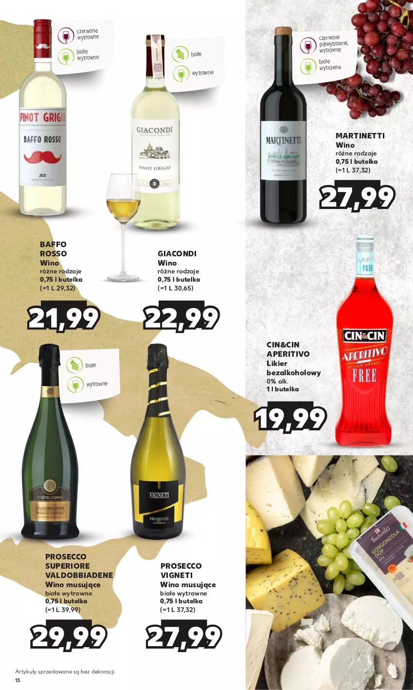 Gazetka promocyjna Kaufland - Barek Kauflandu - ważna 16.11 do 29.11.2023 - strona 13 - produkty: Likier, Mus, Prosecco, Wino, Wino musujące