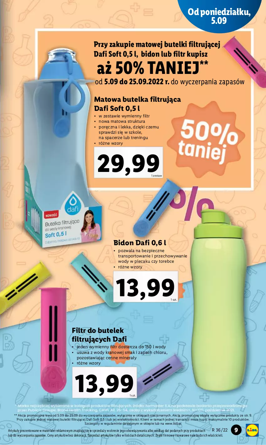 Gazetka promocyjna Lidl - GAZETKA - ważna 05.09 do 10.09.2022 - strona 9 - produkty: Acer, Piec, Plecak, Por, Rama, Sport, Tran