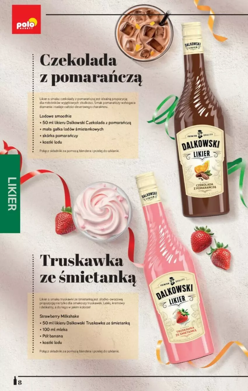 Gazetka promocyjna PoloMarket - ważna 12.01 do 01.02.2024 - strona 23 - produkty: Blender, Czekolada, Deser, Gałka, Kosz, Lanki, Likier, Ser, Smoothie, Truskawki