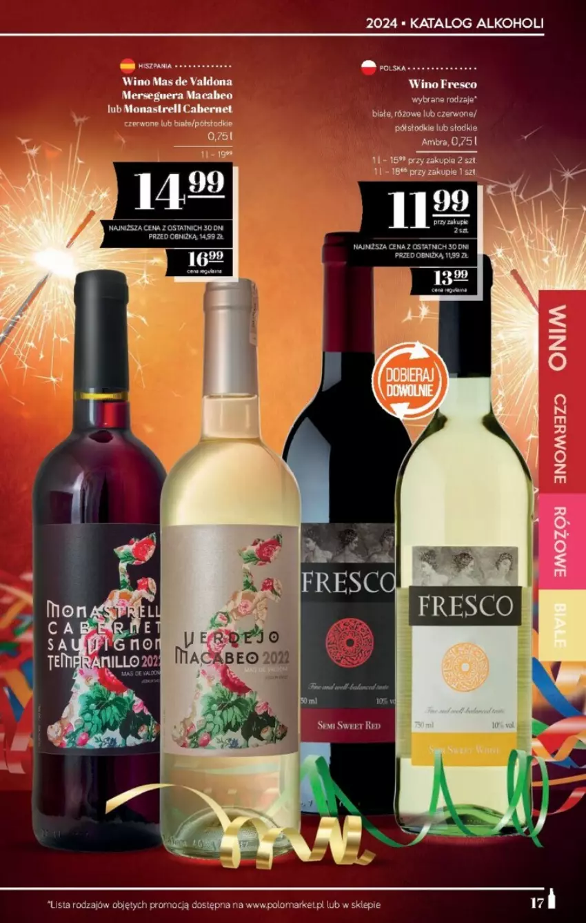 Gazetka promocyjna PoloMarket - ważna 12.01 do 01.02.2024 - strona 9 - produkty: Fresco, Ocet, Sok, Wino