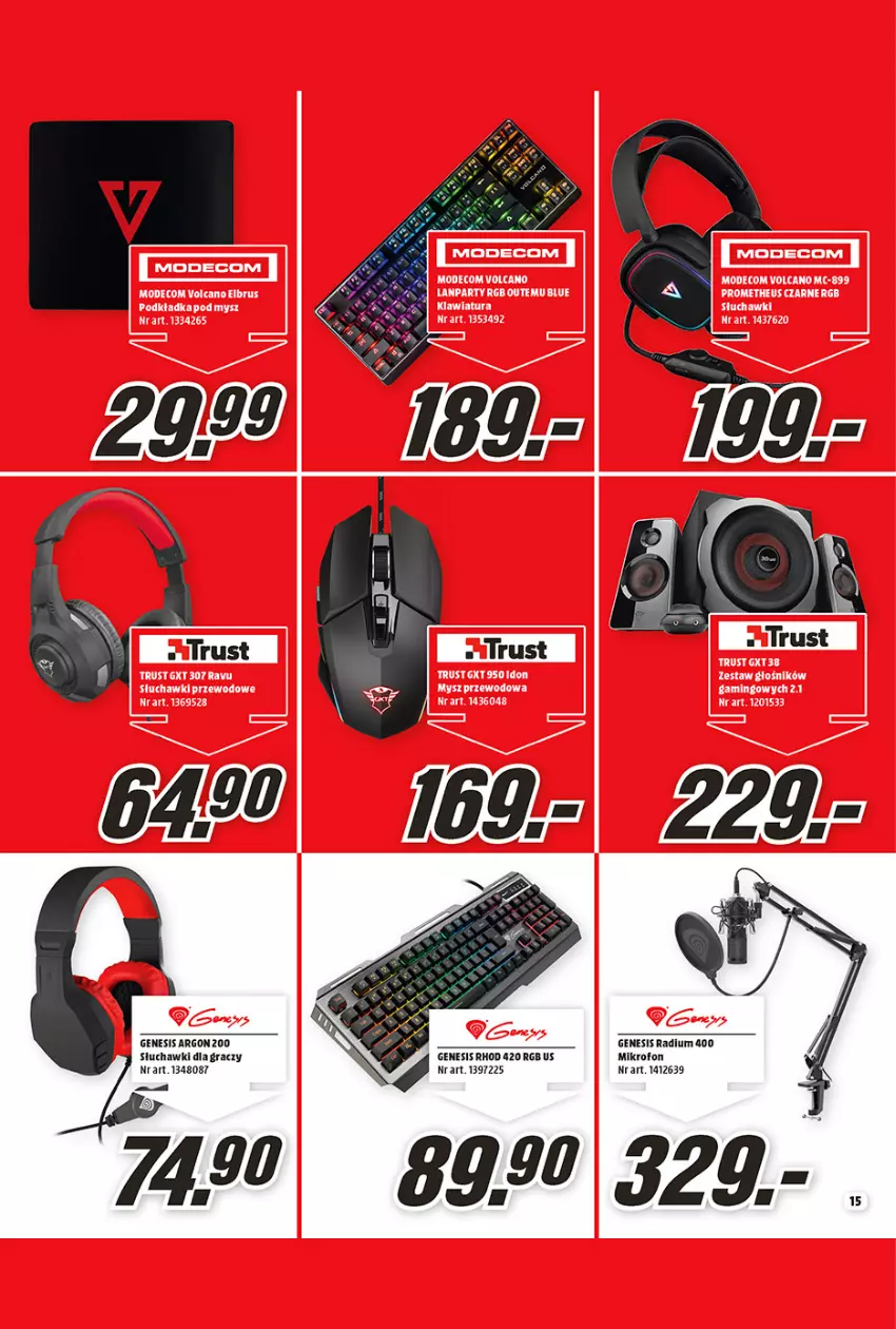 Gazetka promocyjna Media Markt - Gazetka Media Markt - ważna 01.02 do 28.02.2022 - strona 15 - produkty: Gra, Mikrofon, Rust, Słuchawki