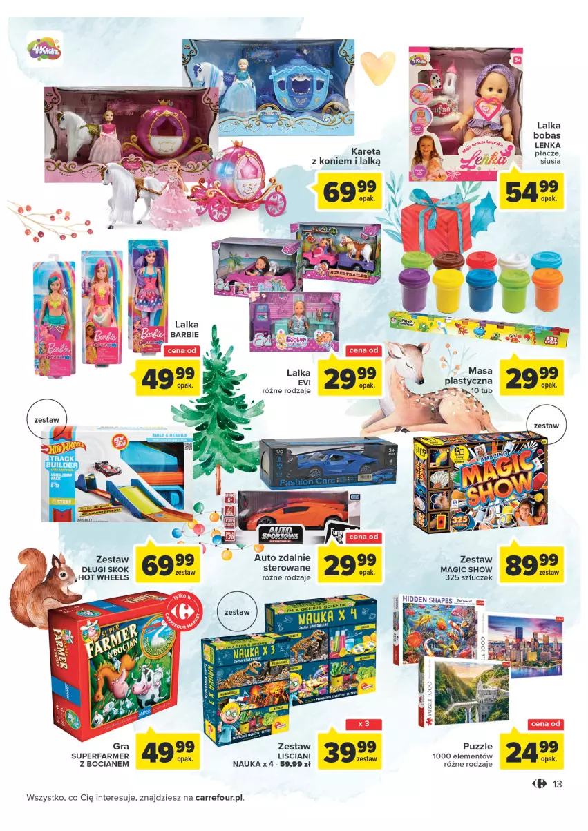 Gazetka promocyjna Carrefour - Gazetka Market - ważna 08.11 do 19.11.2022 - strona 15 - produkty: Fa, Gra, Hot Wheels, Lalka, Puzzle, SuperFarmer